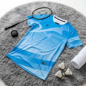 Áo Cầu Lông Nam CL-25 Xanh Dương Mát Trẻ Trung