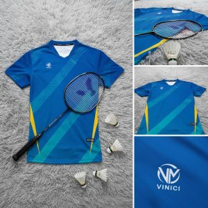 Áo Cầu Lông VINICI CL-41 Xanh Dương Năng Động