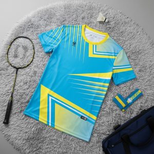 Áo Thể Thao CL-42 Xanh Dương Năng Động - Chất Liệu Thoáng Mát, Phối Màu Trẻ Trung