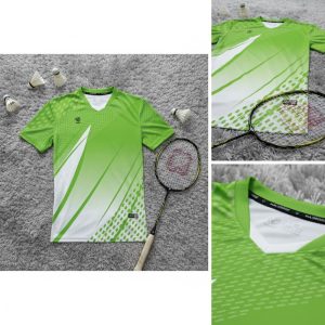 Áo Cầu Lông Nam CL-44 Màu Xanh Lá Nổi Bật - Năng Động Và Hiện Đại